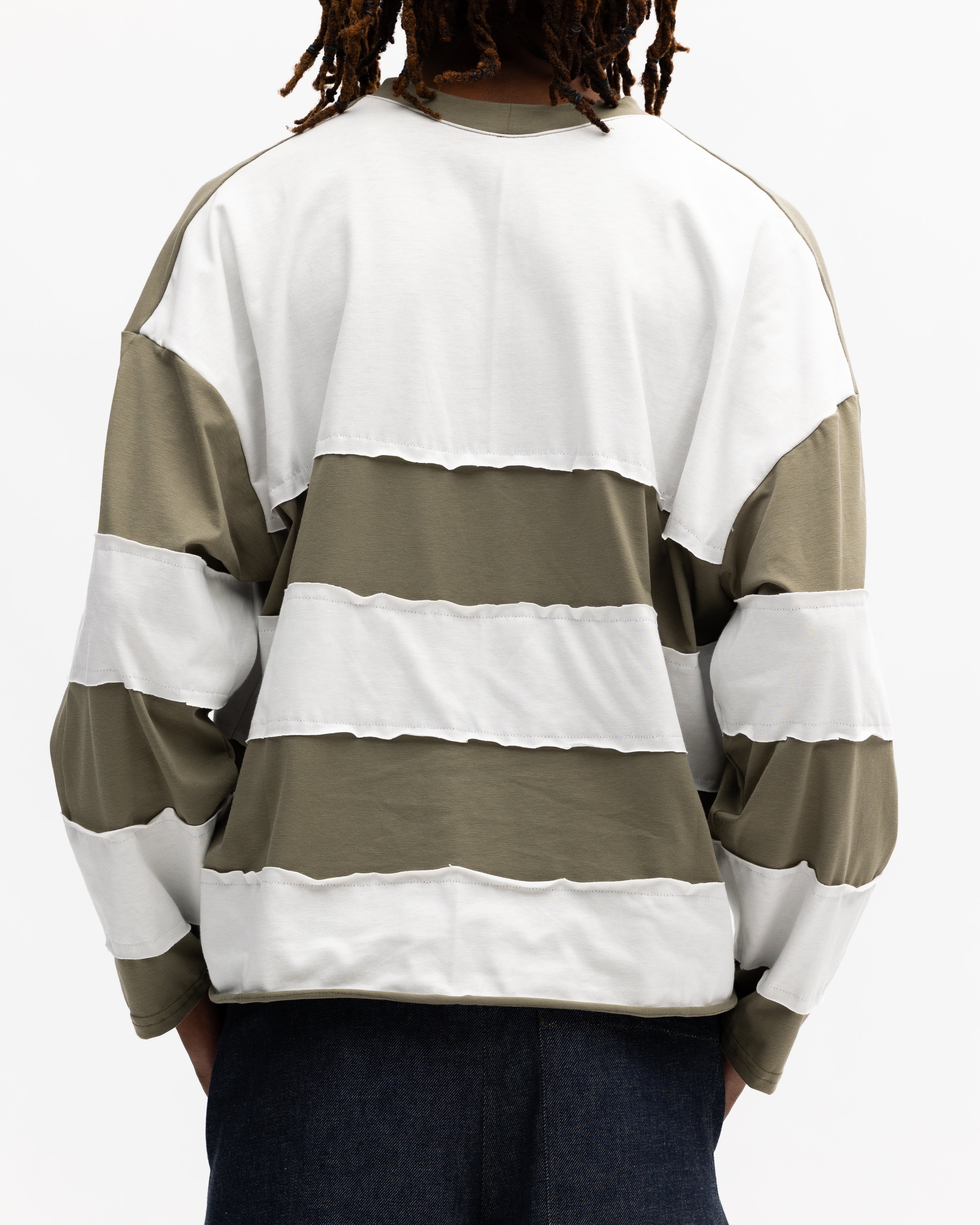 TRIMMED STRIPES LONGSLEEVE