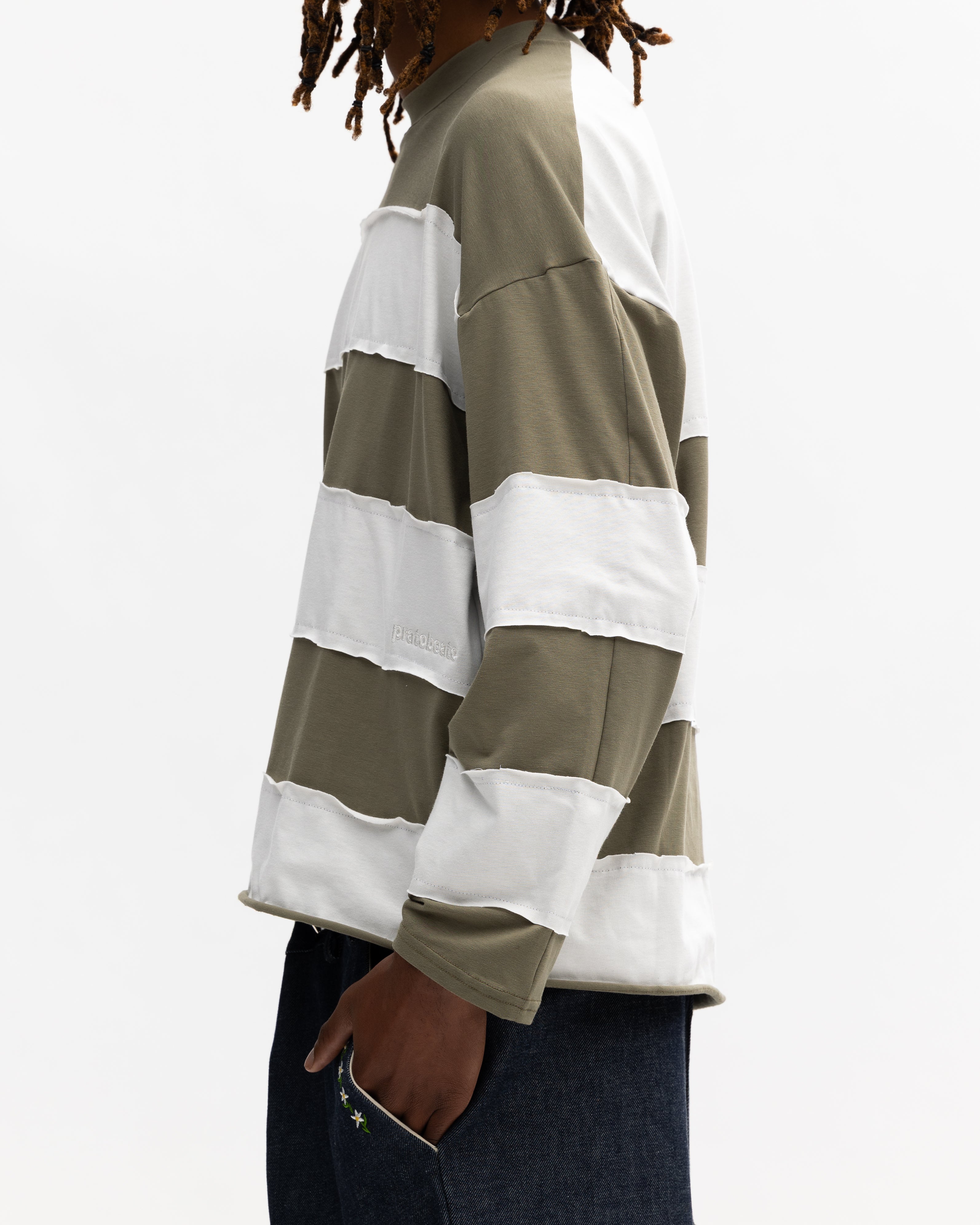 TRIMMED STRIPES LONGSLEEVE